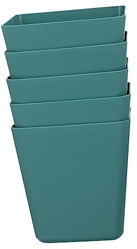 Ciieeo 5piezas Cestas Colgantes Para Baño Organizador De Artículos De Aseo Cesta De Almacenamiento De Pared Para Plantas