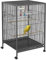 PawHut Bird Cage with Rolling Stand for Small Birds - Grey