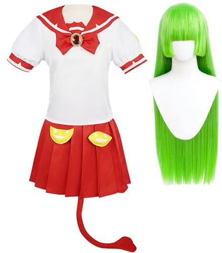 Gooyeh SuzukiIruma - Disfraz de cosplay de Iruma, Valac·Clara, uniforme universitario de anime, conjunto completo de disfraz de Halloween para mujeres y hombres