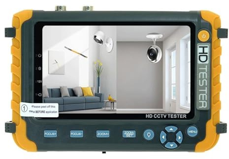Tester CCTV, IV8W CCTV Tester For Telecamere Monitor 8MP ADH CVI TVI CVBS 4 In 1 Telecamere HD Tester Coassiale DC12V Potenza Di Uscita CCTV Tester Strumento DDP
