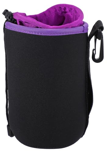 Housoutil Objektivtasche Flexibel Wasserfestes für Kameraobjektive Neopren Stoßfest und mit Gürtelöse und Drehclip Spiegellose für DSLR Kameras