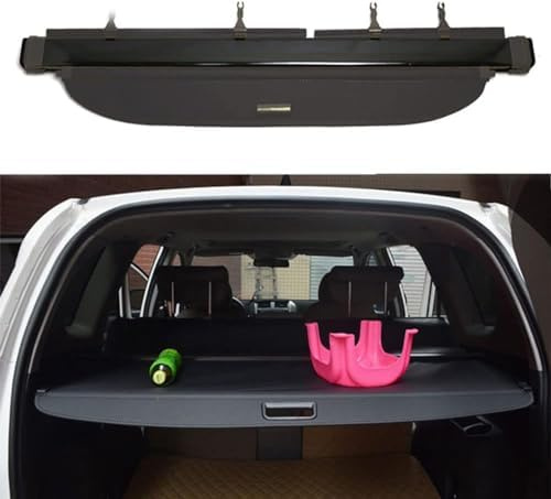 Cache-Bagages Rétractable pour Toyota RAV4 RAV 4 2006 2007 2008 2009 2011 2012 2013,Housse de Sécurité Rétractable pour Coffre Arrière de Voiture