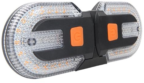 HOMEOL E Scooter Blinker,Wasserdichte Motorrad Blinker,Fahrrad Blinker mit Fernbedienung,Wiederaufladbar Doppelte LED Geteilte Rückleuchten,5 Modi für Rennräder,Mountainbikes,Scooter,Motorräder