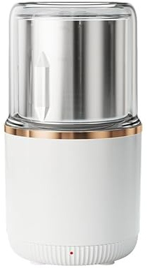 Macinacaffè Elettrico 74 Ml, Macinacaffè in Acciaio Inox 150w 23000 Giri/min, Mini Macinino per caffè, Spezie, Semi E Noci con Pulsante A Pressione, Bicchiere Rimovibile E Basso Rumore