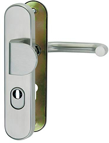 Schutzbeschlag Haustürbeschlag mit Kernziehschutz Ikarus echt Edelstahl 10/ 92mm