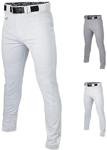 Easton | MOJO Baseball Pants | Full Length Semi-Relaxed Fit |Adult Medium | White
