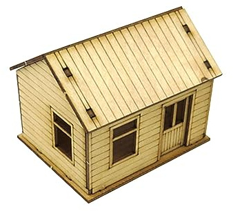 Dickly Holzmodellbausätze 1/72 Europäische Gebäudemodellbausätze Architekturszene Modelleisenbahnanlage für Mikrolandschaften, Stil b