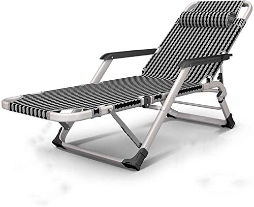 INEARZ Leichter Lounge-Sessel, zusammenklappbarer Liegestuhl, atmungsaktiver, klappbarer Sonnenschirm, Garten-Liegestuhl, Balkon, Freizeit, Lazy Beach, Garten, Büro, Rückenlehne, tragbarer Stuhl,