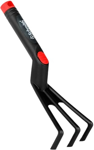 SCHMITH Nylon Blumenharke Gartenkrallen Perfekt für Laub und Unkraut Handgrubber Kleingrubber Handpflug Gartenzubehör