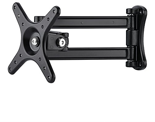 Gsycle Support TV, Support TV Mural pour TV, Support Mural Rotatif pour TV, Support TV Mural pour écran LCD Plat LED De 10 à 27 Pouces