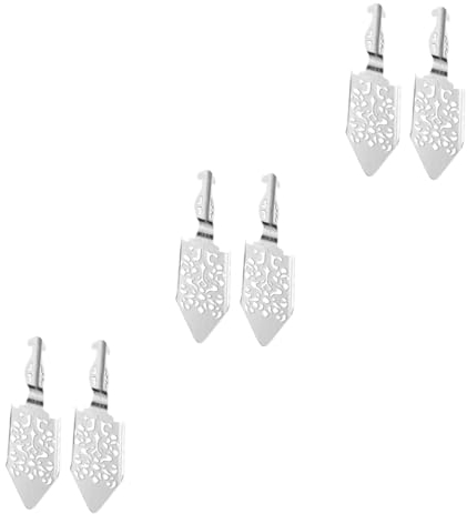Amosfun 6 Stk Absinth Löffel Absinth Trinkzubehör Absinth Bar Zubehör Absinth Zubehör Sieb antiker Absinthlöffel Multitools Absinth Tropfer rostfreier Absinthlöffel Rostfreier Stahl Silver