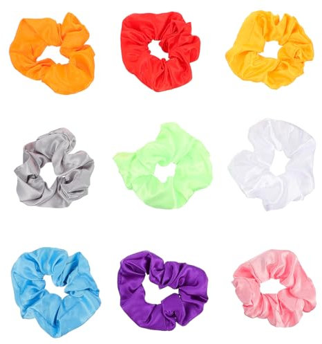 Baluue 9stücke Leuchtende Haarbänder Mit Led Für Halloween Party Elastische Haarclips in Verschiedenen Lichtfarben Für Frauen Mädchen Glattes Material Hohe Elastizität