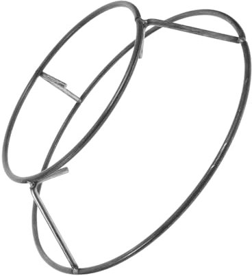 YARNOW Rack della Caldaia Staffa per Wok Padella Crepes pentola per Il Campeggio Porta Legna da ardere cremagliera espositore per Wok Piano Cottura a induzione Angolo Ferro da Stiro Grey