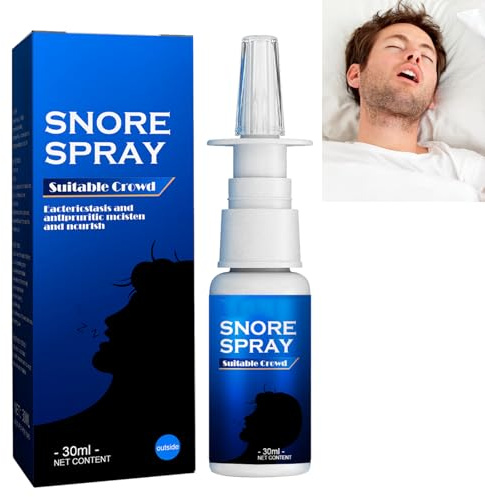 Gotas para Dormir Mejor Solución Eficaz para los Ronquidos,Spray de Alivio Antirronquidos,Evite los Ronquidos Desagradables y Disfrute de un Sueño Confortable