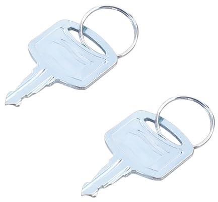 2 Pack 1100 Toilettenpapierspender Schlüssel, Metall Papierhandtuchhalter Schlüssel Ersatz mit Schlüsselringen, kompatibel mit Tork SCA 1100, für Wartungsprofis
