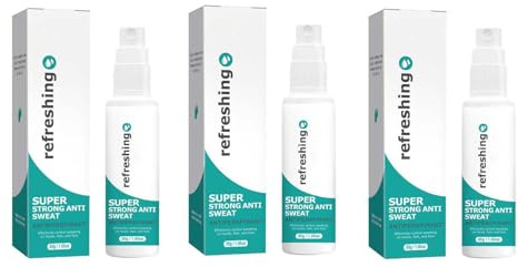 Antitranspirant Deo Spray, Antitranspirant Damen & Herren, Deo gegen Starkes Schwitzen, Anti Schweiß Bodyspray, Langzeitschutz Für Hände, Füße & Kopf (3)