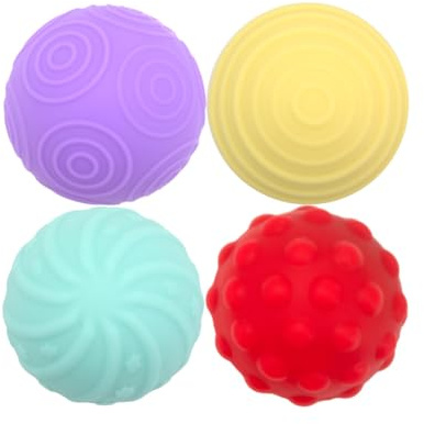 Juguta 4 Stück Magnetische Fidget Toys Stressball - Anti-Stress Spielzeug, Magnetische Anziehungskraft Stress Bälle, Stressball für Kinder & Erwachsene, Magnetkugeln Stressball Sensorik Spielzeug
