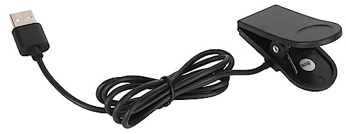 Blaihild Cargador de Reloj Inteligente, Material ABS y TPE, Base de Carga USB 5V 1A con Contacto de Dedal para Chronos Smart Band