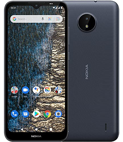 Nokia C20 - Smartphone 32GB, 2GB RAM, Dual Sim, Nordic Blue (Renewed)