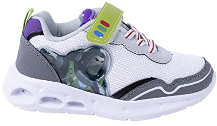 CERDÁ LIFE'S LITTLE MOMENTS - Zapatillas Niño Luces de Buzz Lightyear con Velcro para Facilitar su Independencia y Comodidad y Refuerzo en la Puntera - Licencia Oficial Disney
