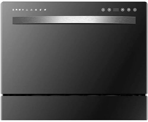 Table Dishwasher Portable UV Dishwasher Built-in, with 360° Comprehensive Decontamination and Double-Effect Disinfection and Sterilization Great for Medium-Sized Households