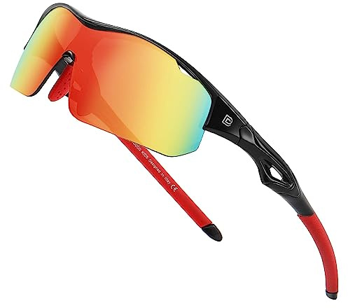 DUCO Fahrradbrille Kinder Polarisiert Schnelle Brille 4-10 Jahre DK261 | Beschlagfrei, Flexibler Leichter TR90 Rahmen, UV400 Schutz Sport Sonnenbrille Jungen Mädchen für Radsport, Baseball, Laufen