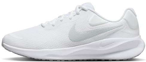 NIKE Revolution 7, Sneaker Hombre, Blanco Pure Platinum White, 43 EU