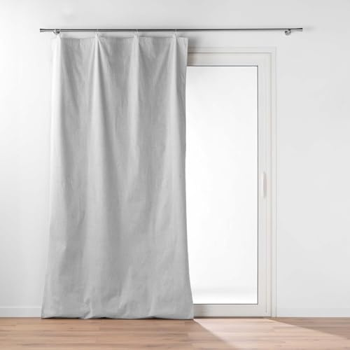 Douceur d'Intérieur, fodera con anelli per tenda (130 x 230 cm), Cover, termica e 100% oscurante