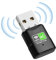 WiFi USB, Chiavetta WiFi USB, Adattatore USB per PC Dual Band 650M (5GHz/2.4GHz), Adattatore WiFi Wireless, Crittografia WPA/WPA2, per Windows Vista/XP/Win7/8/10/11 Plug & Play