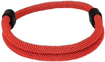 TempBeau Men's Black Sailing Rope Surfer Bracelet: Handmade Surfer Bracelet Paracord for Men and Women Nautic Rope Bracelet Adjustable Braided Bracelets