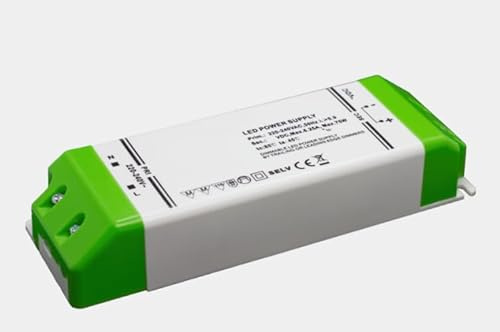 LED Netzteil Pro Slim (MECP-D) 24V DC, 3.12A, 75W Trafo Dimmbar mit MM Möbeleinbau, CE, Kurzschlussfe