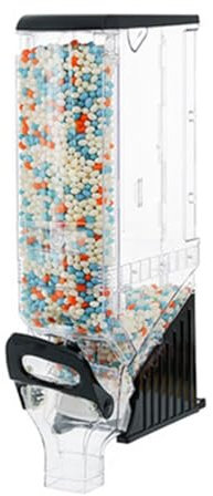 Cereal Dispenser Dry Food Dispenser Wall Mounted Plastic Storage Container Kitchen Storage for Cereales and Bean