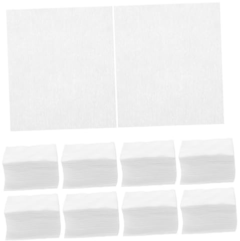 OATIPHO Serviettes à Ongles Blanches Jetables 1200pcs en Non-tissé Doux et Absorbant sans Peluche pour Usage Professionnel en Salon de Beauté