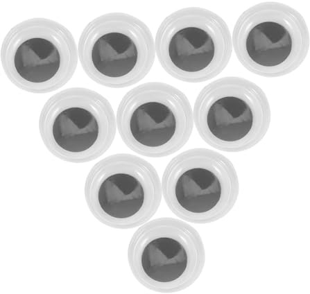 HOMSFOU 500 Pezzi Occhi Mobili Adesivi Autoadesivi per Artigianato Creativo Occhietti Finti Neri e per Scrapbooking Fai da Te e Decorazioni per e Lavoretti Manuali