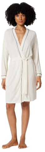 Amazon Essentials Robe de Chambre en Mélange de Modal, Peignoir à Manches Longues Femme