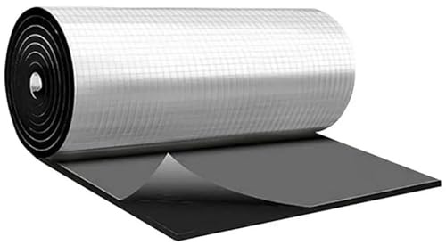 Tampons Coton Anti-bruit Feuille D'aluminium Tapis D'isolation Phonique Auto-adhésif Pour Toit Tapis Pour Voiture tapis d'isolation(5MM)