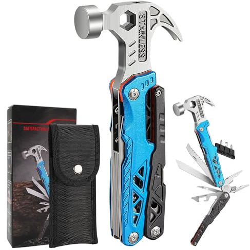 Olubfdh Multitool Camping 17 in 1(Hammer Blau)