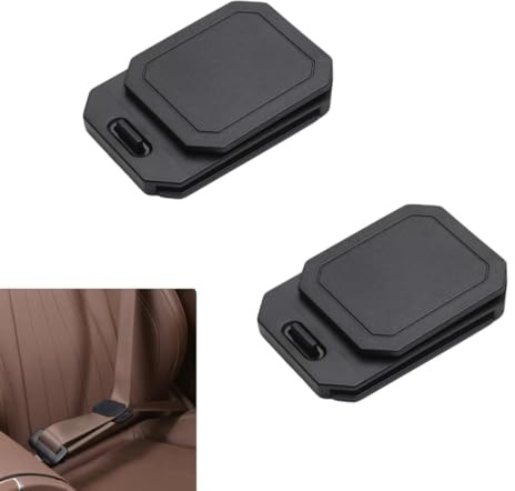 WENINETIES 2 Pezzi Regolatore Cintura Sicurezza per Ford Fiesta ST-Line STLine MK8 2023-2021, Clip Bloccaggio Ferma Cinghia Collo Protezione Comfort Auto Accessori