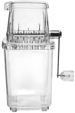 Ice Crushers for Home Use, Manual Hand Crank Ice Crusher, Snow Cone Machine for Shaved, Snow Cones, Slush and Drinks Manual Crusher Machine