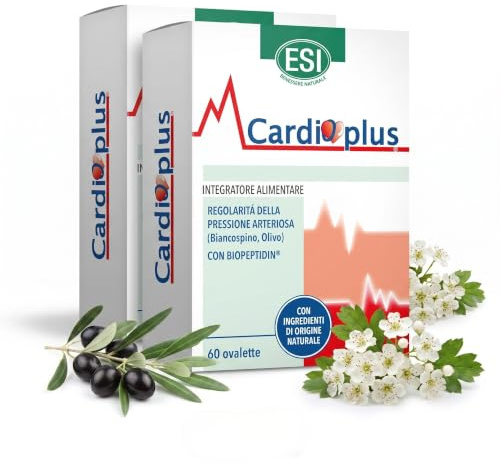 ESI Cardioplus - Olivo, Espino Blanco y Caseína - 60 Tabletas - Pack 2