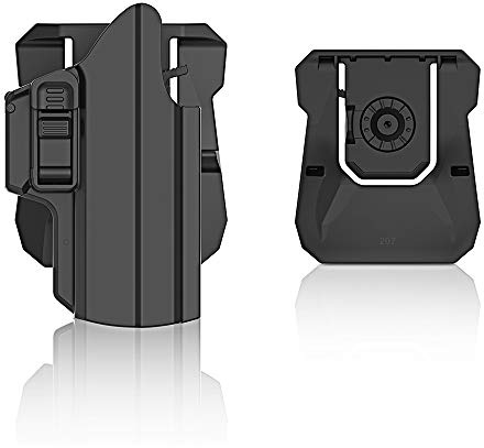 efluky Universal IPSC Pistole Paddelholster Fit Walther P99, Springfield XD, Beretta APX, Sig Sauer P320, Glock19, 19X, 17, 21, 22, 23, 26, 27, 31, 32, 33, 45 (Gen1-5) (Paddle)