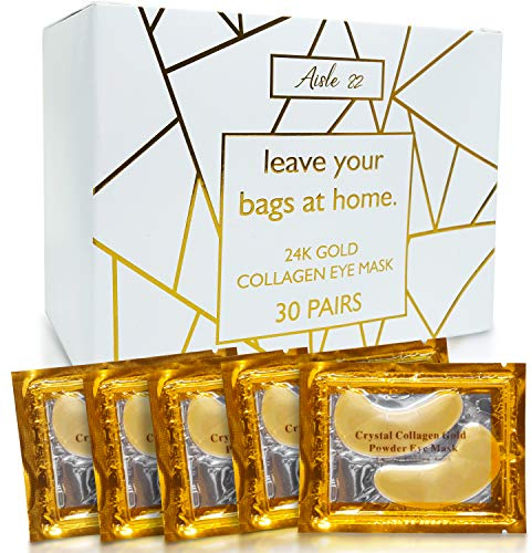 30 Pairs Under Eye Patches - 24K Gold Eye Mask