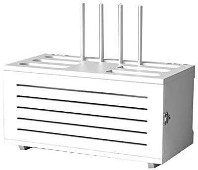 Wandspeicherbox WLAN-Router-Speicherbox Wand-Set-Top-Box Klardraht-Speicherbox Wandspeicher-Router-Rack (Color : D, Size : 40 * 22 * 42.5cm)