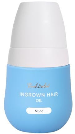 Bushbalm Nude eingewachsenes Haaröl – hilft bei Achselbeulen, beruhigt Rötungen nach der Rasur, 30 ml