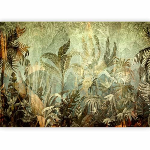 murando Fotomurales Tropical Hojas 350x256 cm XXL Papel pintado tejido no tejido coración Pared corativos Murales morna Diseno Fotográfico Selva Naturaleza como pintado b-C-10209-a-a