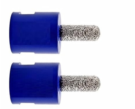RHAIYAN 2pcs Diamond Vacuum Brazed Dia8mm Mortar Raking Bits Coarse M14 58 Round Brick Artificial Stone Masonry Removal Grind (Color : 2pcs, Size : 25mm 58 Thread)