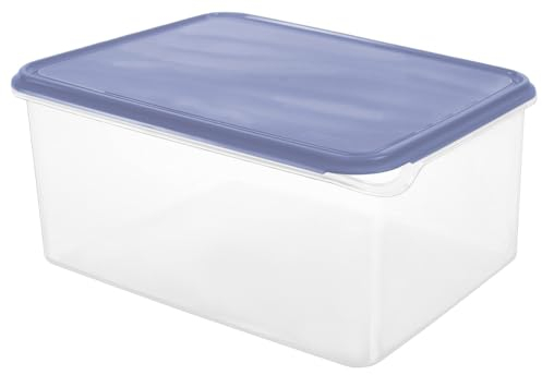 Rotho Kühlschrankdose Rondo 8 l horizon blau, Frischhaltedose