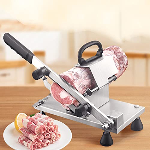 Fleischschneider für den privaten oder gewerblichen Gebrauch, Gefrierfleischschneider, Fleischschneider, Fleischschneidemaschine, manueller Rindfleischschneider, Rollenfleischschne