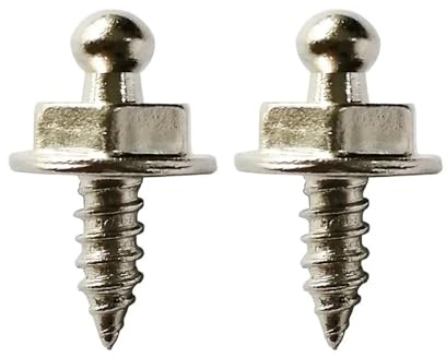 10 Stück Druckknopf-Oberteil, Unterteil, verchromtes Messing, for Boot, Wohnmobil, Segeltuch, Vordächer, Bootszubehör, Marine-Teile (Color : Lower Part)