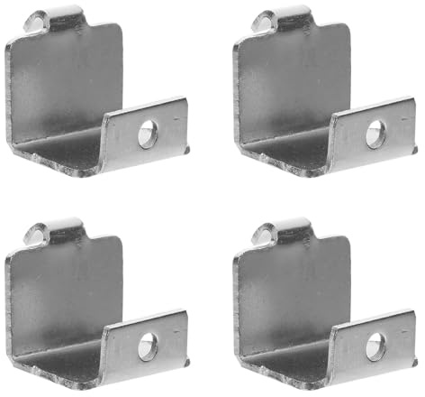 iplusmile 4pcs Freezer Shelf Clips Metal Shelf Supports for Refrigerator Heavy Duty for Refrigerator